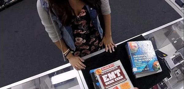  College Student Banged in my pawn shop! - XXX Pawn